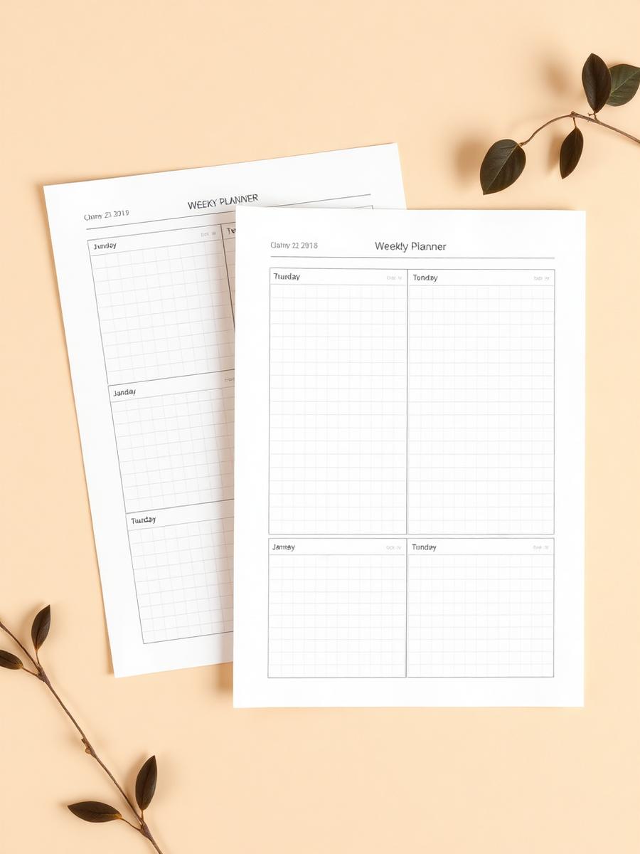 Weekly Planner Set